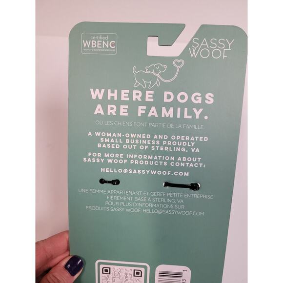 Sassy Woof Puppuccino Walkie Pack Dog Leash & Waste Bag 60" NEW Coffee Theme - Picture 6 of 7